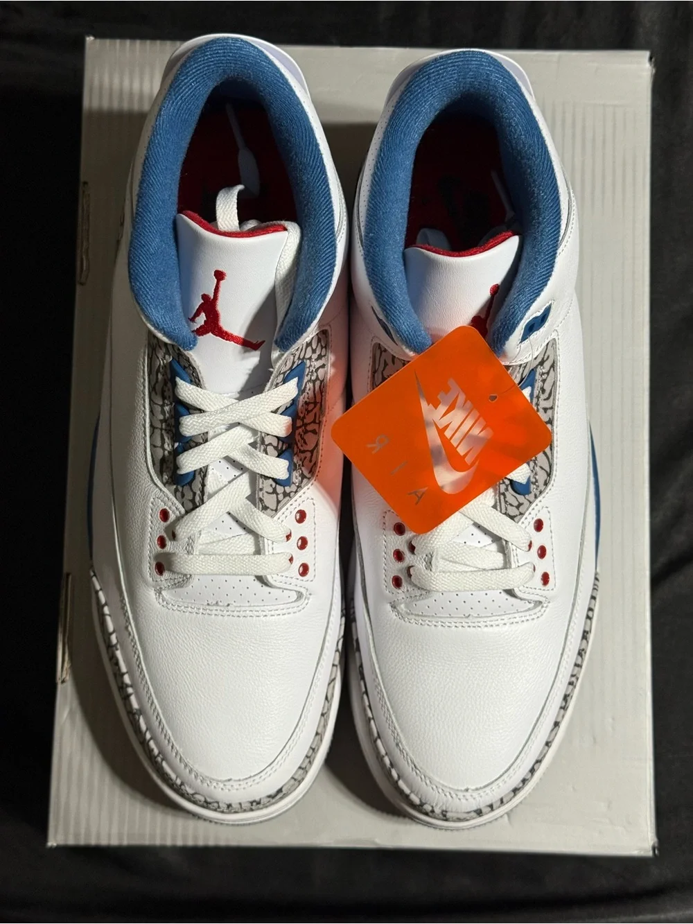Men's Size 12.5 - Jordan 3 Retro True Blue (2026)
